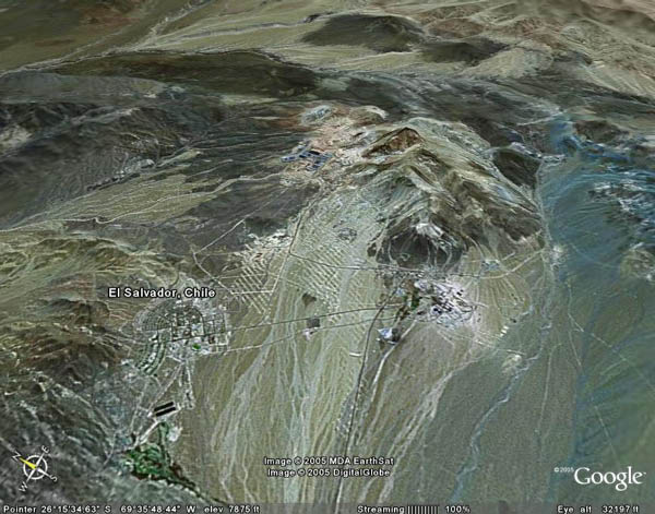 El Salvador - Google Earth Angle