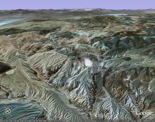 Potrerillos Google Earth Angle