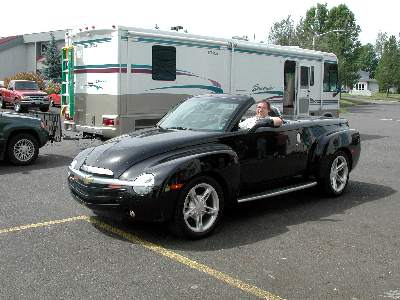 Gary Woodroffe in car