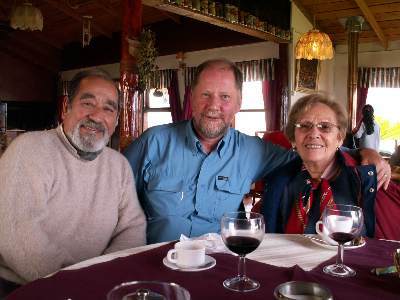 Sergio, John and Yolanda